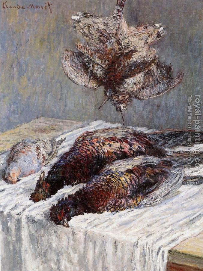 Claude Oscar Monet : Pheasants, Woodcocks and Partridges